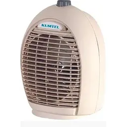 Тепловентилятор Kumtel HF-6331 побутовий нагрівач дуйчик бежевий - мініатюра 2