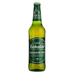Пиво Bakalar Premium Lager світле 4.9% 0.5 л  - мініатюра 2