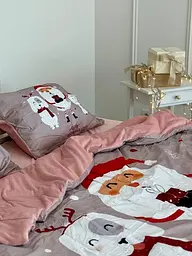 Постільна білизна євро Dushka Home Сатин Плюш 21357 200х220 см - мініатюра 5