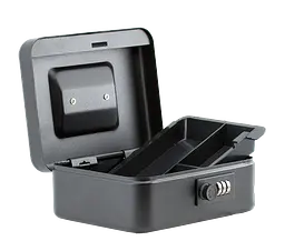 Скринька для грошей Buromax 20 см чорна (BM.0400) - мініатюра 2