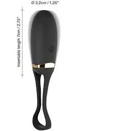 Віброяйце Dorcel Secret Delight Gold з пультом ДК з турборежимом та голосовим управлінням - мініатюра 5