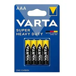 Батарейка Varta R3 Super Heavy Duty (4шт) - мініатюра 3