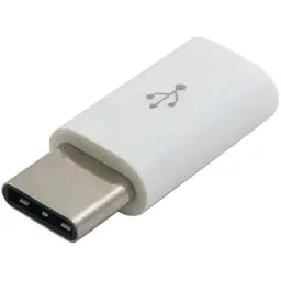 Перехідник 2E microUSB на Type-C тата білий