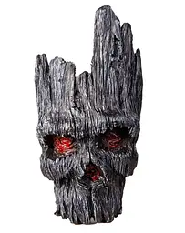 Горщик для квітів та канцелярії Грут Groot G10 Чорний череп + кругла підставка - мініатюра 6