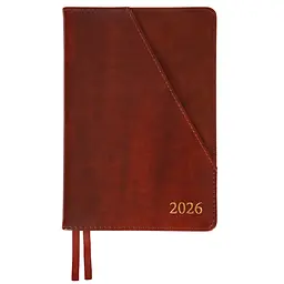 Щоденник-діловий записник А5 Leo Planner 2026 Whisky коричневий 368 сторінок (252670)