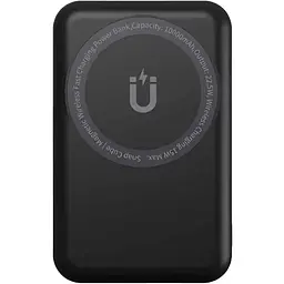 Зовнішній акумулятор WiWU Snap Cube Magnetic Wireless Charger 10000mAh Black [104330]
