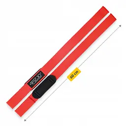 Лямки для станової тяги 4FIZJO Deadlift Straps Red (P-5905973402286) - мініатюра 7