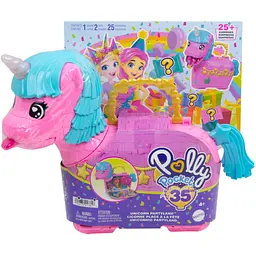 Ігровий набір Polly Pocket Святкова вечірка єдинорогів (HYD96) - мініатюра 7