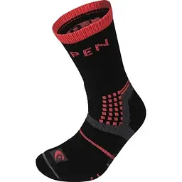 Шкарпетки Lorpen T3MWC T3 Women Midweight Hiker Eco Black/Red S (1052-6210298 5893 S)