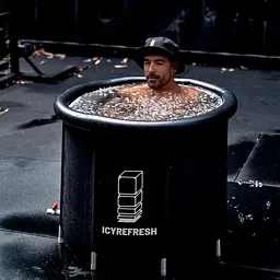 Круглий каркасний басейн для крижаної ванни / Льодова надувна ванна "Ice Bath Spa" - мініатюра 6