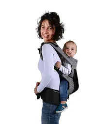 Сумка-кенгуру Bebe Confort Physiones, Gray Mist, світло-сіра (2605440210) - мініатюра 4