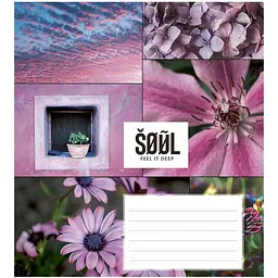 Набір зошитів Школярик Feel your soul, в лінію, 24 аркуші, 25 шт. (024-3235L) - мініатюра 2