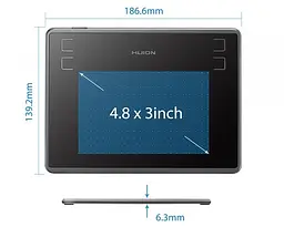 Планшет Huion Inspiroy H430P - мініатюра 3