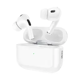 Бездротові навушники TWS HOCO EW77 White, білі, блютуз гарнітура з кейсом, вбудований мікрофон, Bluetooth-підключення, функція відповіді на дзвінок і плеєра, бездротові навушники для телефону і планшета, Android і Apple сумісність