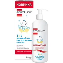 Шампунь-гель для душу 3 в 1 Emolium 400 мл - мініатюра 2