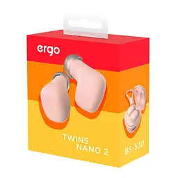 Навушники ERGO BS-530 Twins Nano 2 Pink - мініатюра 7
