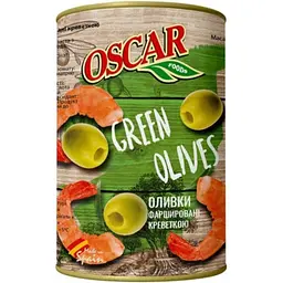 Оливки фаршировані креветками Oscar 300 г