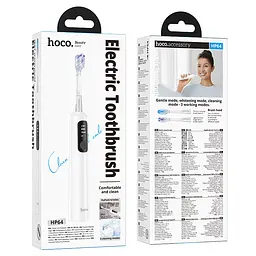 Електрична зубна щітка HOCO HP64 Acoustic wave electric toothbrush Білий - мініатюра 2
