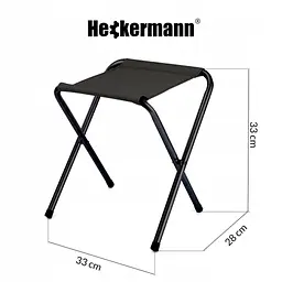 Стіл туристичний складаний зі стільцями Heckermann 120×60 см - мініатюра 2