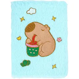 Блокнот А5 ZiBi Capybara 22 Kids Line плюшевий клітинка 80 аркушів (ZB.700043) - мініатюра 2