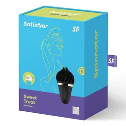 Кліторальний вібратор - Satisfyer Sweet Treat Black - мініатюра 2