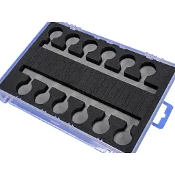 Коробка Meiho Versus Wave Tai Rubber Stopper VW-2020NS 225x190x28mm Clear - мініатюра 3
