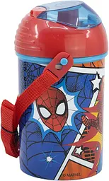 Дитяча пляшка для води з ремінцем 450 мл Spider-Man Stor kuh0013147
