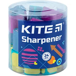 Точилка з контейнером Kite Twist асорті 24 шт. (K24-120) - мініатюра 6