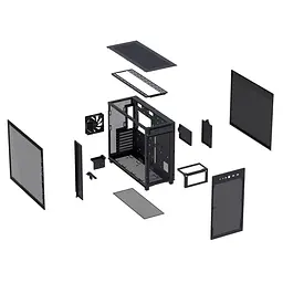 Корпус Asus Prime AP303 TG Чорний (90DC00V0-B39010) - мініатюра 9