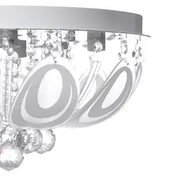 Люстра Brille торт стельова з пультом LED E14 60W RGB WH (BCL-652S/4) - мініатюра 3