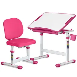 Комплект меблів Evo-kids Evo-06 Plus Pink: стіл+стілець (Evo-06 Plus PN)