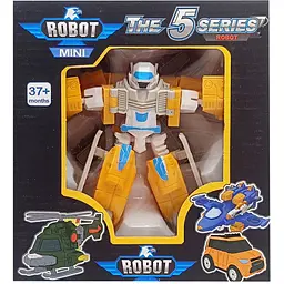 Трансформер транспорт Bambi Tobot пластик жовтий W339-13