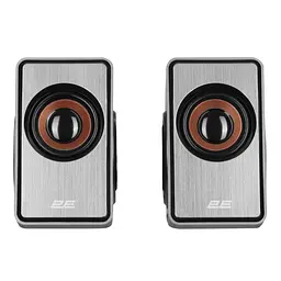 Комп'ютерні колонки 2E PCS204 Silver, 2.0, USB - мініатюра 8