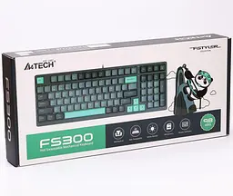 Клавіатура A4Tech Fstyler FS300 USB Panda Rock Climbing (FS300 (Panda Rock Climbing)) - мініатюра 11