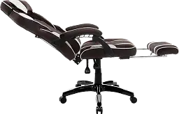Геймерське крісло GT Racer коричневе з білим (X-2749-1 Dark Brown/White) - мініатюра 6