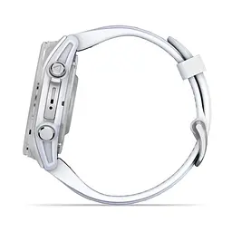 Смарт-годинник Garmin Fenix 8 43mm Amoled Silver with Whitestone Silicone (010-02903-00) - мініатюра 3