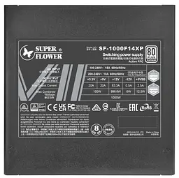 Блок живлення Super Flower Leadex VII XP Pro 1000W ATX 3.1 80+ Platinum Black (SF-1000F14XP) - мініатюра 2