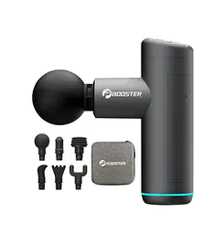 Перкусійний масажний пістолет Booster Mini X 2500mAh (6 насадок) з кейсом