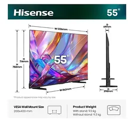 Телевізор HISENSE 55E7S Smart TV - мініатюра 2