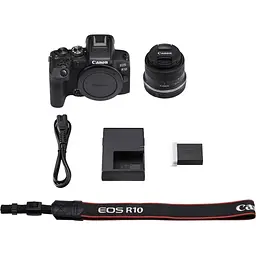 Бездзеркальний фотоапарат Canon EOS R10 Kit RF-S 18-45mm f4.5-6.3 IS STM (5331C047) [87257] - мініатюра 11