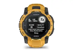 Смарт-годинник Garmin Instinct 3 50mm Solar Sunburst with Sunburst/Gray Band (010-02935-02/42) - мініатюра 12