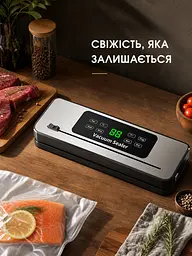 Вакууматор автоматичний побутовий 120W із регулюванням температури запаювання - мініатюра 4