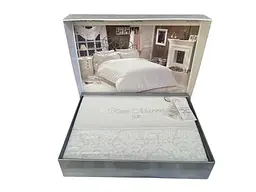 Постільна білизна Rose Marine Ecru Сатин Преміум Maison D'or pbe0050978