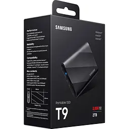 Зовнішній SSD накопичувач Samsung T9 2TB Black (MU-PG2T0B/EU) [110247] - мініатюра 8