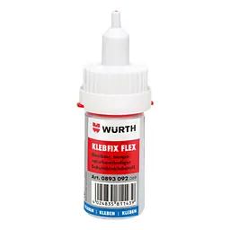 Суперклей Wurth Klebfix Flex чорний 20г(0893092)