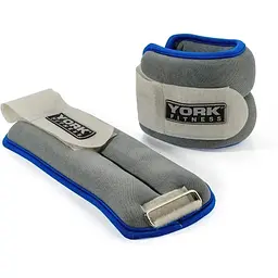 Обважнювачі York Fitness Soft для рук і ніг 2х1,5кг сірий