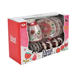 Дитячий набір посуду Tea set 620-C5 метал, 14 предметів - мініатюра 2