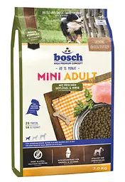 Сухий корм Bosch HPC Mini Adult корм для дорослих собак маленьких порід з птицею 3 кг