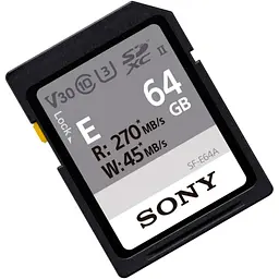 Карта пам'яті Sony SDXC Entry 64GB C10 UHS-II U3 V30 (SFE64A.ET4) [100452] - мініатюра 4