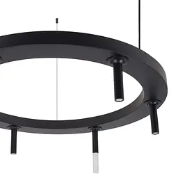 Люстра Brille світлодіодна підвісна 20W NW BK (BR-01 688S/4) - мініатюра 3